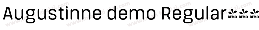 Augustinne demo Regular字体转换